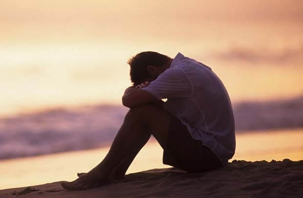 Депрессия у молодого человека