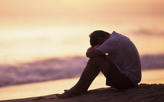 Депрессия у молодого человека